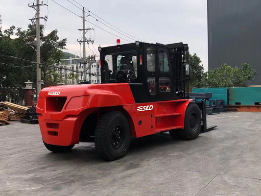 FD180 รถยกดีเซลสำหรับงานหนัก 18 ตัน Weichai Engine 4.0g เสาอุตสาหกรรมหนัก