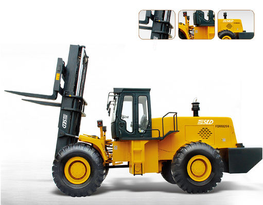 Articulated 40k 20000kgs 20Tons Rough Terrain Forklift รถบรรทุก