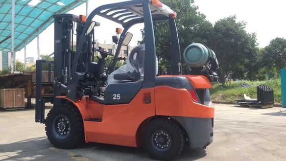 FY25 3000mm Mast Lift Double Fuel Gasoline Forklift 2.5 ตัน