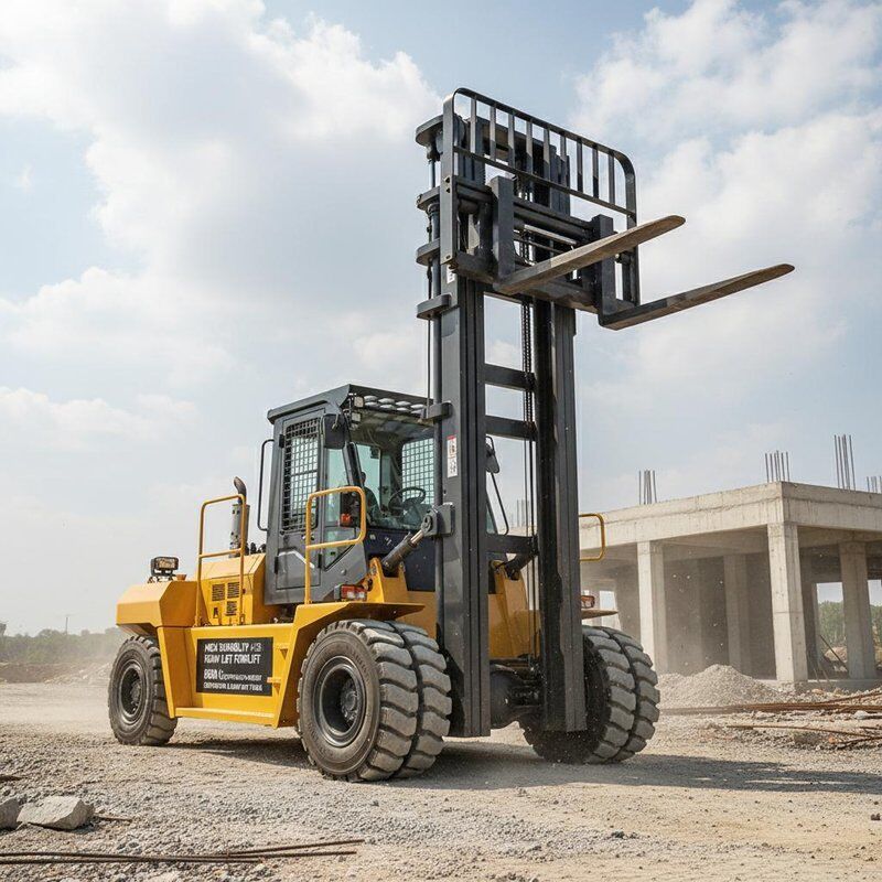 High Durability Heavy Lift Forklift 8500 Kg Operating Weight Suitable ...
