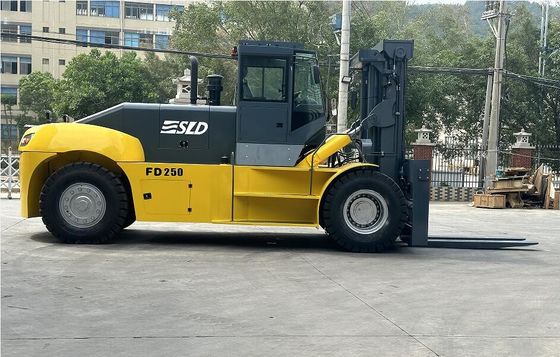 FD160 16 ตัน ไดเซล รถยกหนัก Yuchai เครื่องยนต์ 6.0 กรัม Mast Warehouse Logistics