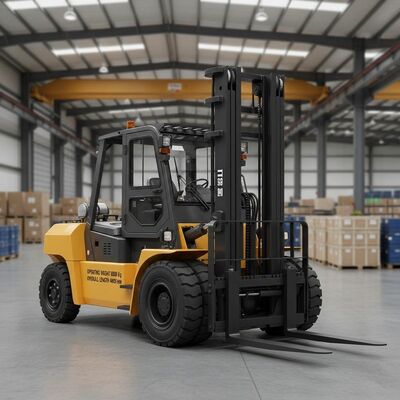 FD250 25 ตัน ไดเซล รถขนยางหนัก เครื่อง Weichai เครื่อง 5.5 กรัม มัสต์คอนเทนเนอร์การจัดการ