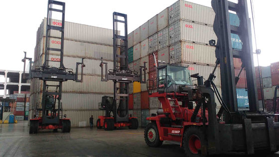 B1 b2 B3 8t 9t Lifting Stacking Forklift ตัวจัดการคอนเทนเนอร์เปล่า