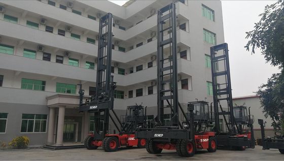 B1 b2 B3 8t 9t Lifting Stacking Forklift ตัวจัดการคอนเทนเนอร์เปล่า