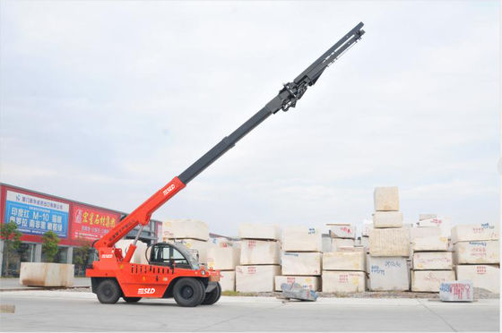 12t Shooting Boom Crane Handler Telehandler รถยกแบบยืดไสลด์