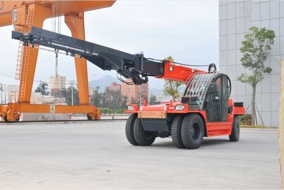 12t Shooting Boom Crane Handler Telehandler รถยกแบบยืดไสลด์