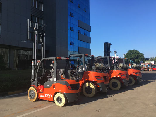 3m Front Double Tyre 5T 6T 7 Tons 16000 lb รถยกเชื้อเพลิงคู่