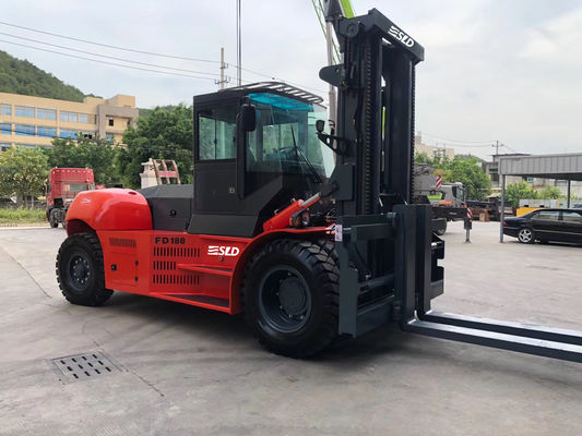 3.5m Mast 36000 LBS 18 TON FD180 เครื่องยกสำหรับงานหนัก