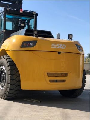 SLD Diesel Heavy Lift Forklift เครื่องยนต์ CUMMINS ใช้ 25 ตัน 35 ตัน