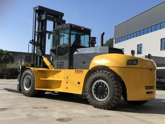 เหล็กม้วนยกยกตู้คอนเทนเนอร์ดีเซลดำเนินการจัดการ 15t 20t 25t 30ton