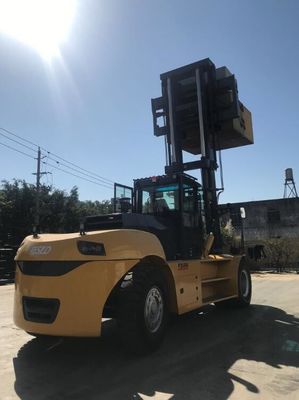 การจัดการตู้คอนเทนเนอร์รถยกของหนัก 25t 28 Ton Electronic Powershift