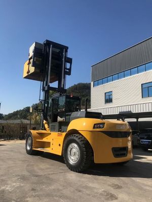 การจัดการตู้คอนเทนเนอร์รถยกของหนัก 25t 28 Ton Electronic Powershift