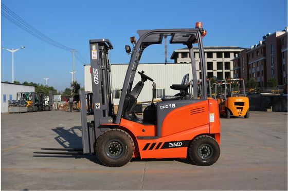 รถยกไฟฟ้าขนาดเล็ก 1800kgs ที่มีความยาวส้อม 1070mm