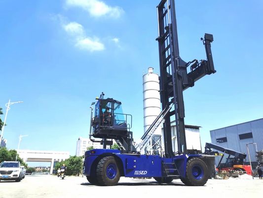 OEM 9 Ton Load Forklift Container Handler พร้อมเครื่องยนต์คัมมินส์
