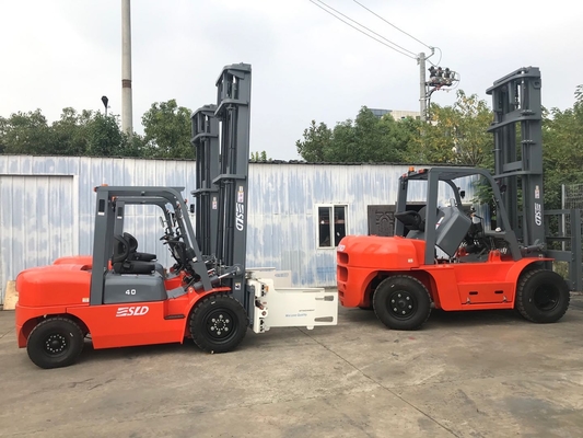 ISUZU Engine 4000kg Load รถยกอุตสาหกรรมสำหรับคลังสินค้า