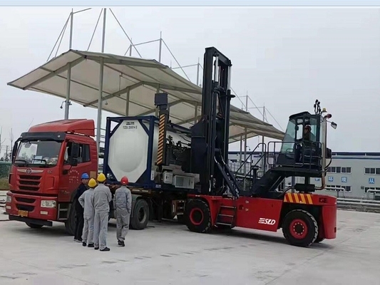 CUMMINS Engine ตัวจัดการคอนเทนเนอร์เปล่าพร้อมโหลด 8000kgs